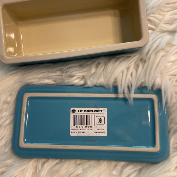 Le Creuset Butter Dish brand new color light blue see all photos - Picture 6 of 8
